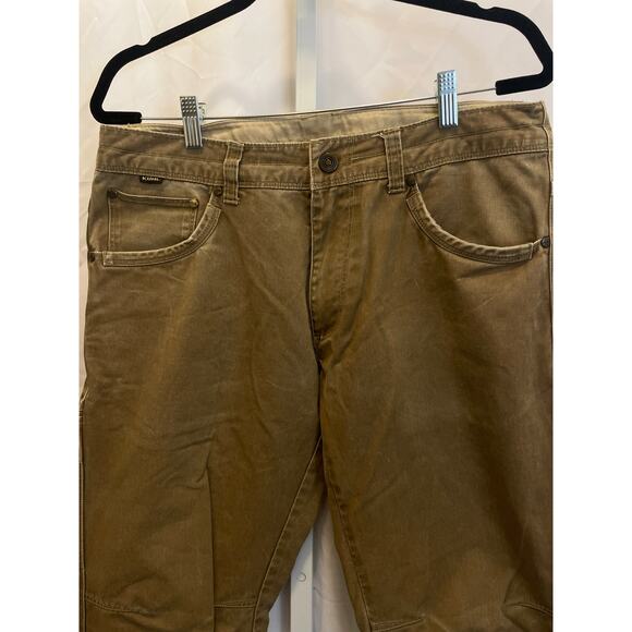 Kuhl Free Rydr Vintage Patina Jeans - Mens Size 33x32 - Light Brown - Picture 3 of 7